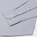 Vicenza Silver Plain Oxford Cotton Shirt - John Ellies
