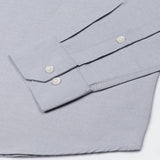 Vicenza Silver Plain Oxford Cotton Shirt - John Ellies