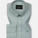 Vicenza Olive Plain Oxford Cotton Shirt - John Ellies
