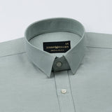 Vicenza Olive Plain Oxford Cotton Shirt