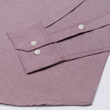 Vicenza Magenta Plain Oxford Cotton Shirt - John Ellies