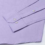 Vicenza Lavender Plain Oxford Cotton Shirt - John Ellies