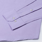 Vicenza Lavender Plain Oxford Cotton Shirt - John Ellies