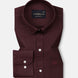 Vicenza Brown Plain Oxford Cotton Shirt - John Ellies