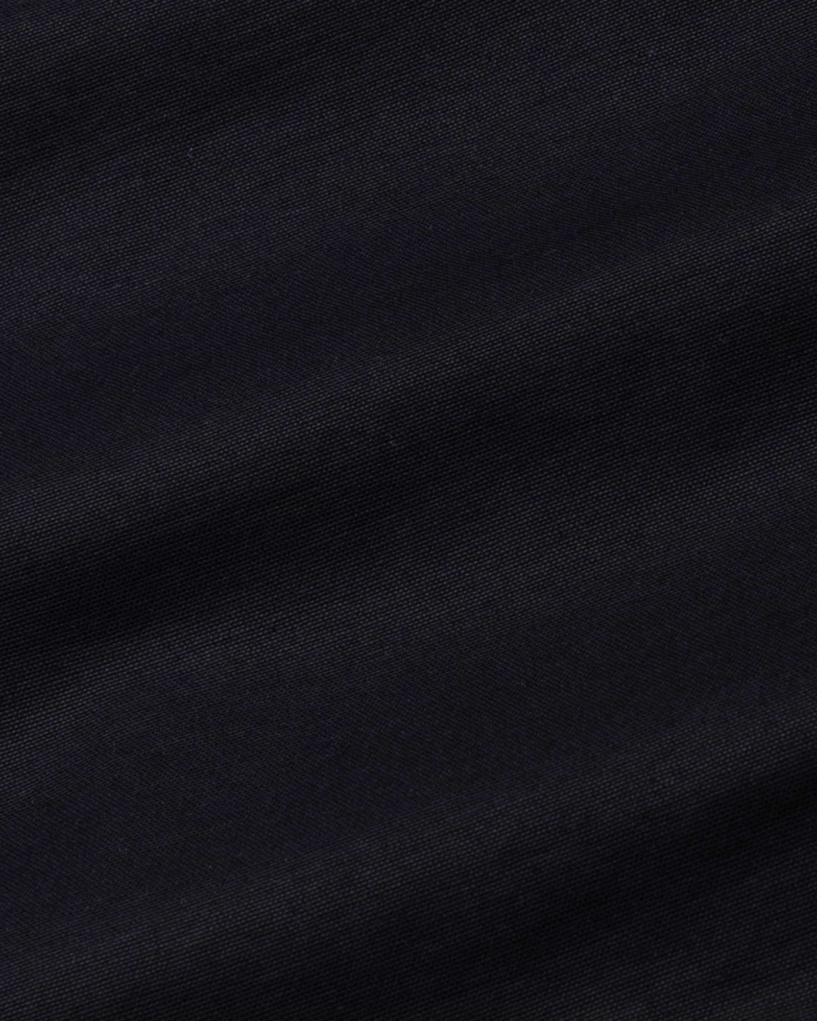 Vicenza Black Plain Oxford Cotton Shirt - John Ellies