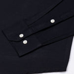 Vicenza Black Plain Oxford Cotton Shirt - John Ellies