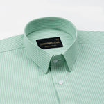 Winslow Lime Stripes Oxford Cotton Shirt - John Ellies