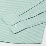 Winslow Lime Stripes Oxford Cotton Shirt - John Ellies
