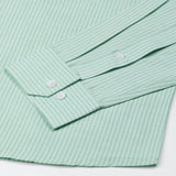 Winslow Lime Stripes Oxford Cotton Shirt - John Ellies