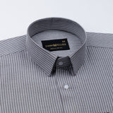 Winslow Black Stripes Oxford Cotton Shirt - John Ellies