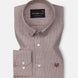 Winslow Brown Stripes Oxford Cotton Shirt - John Ellies