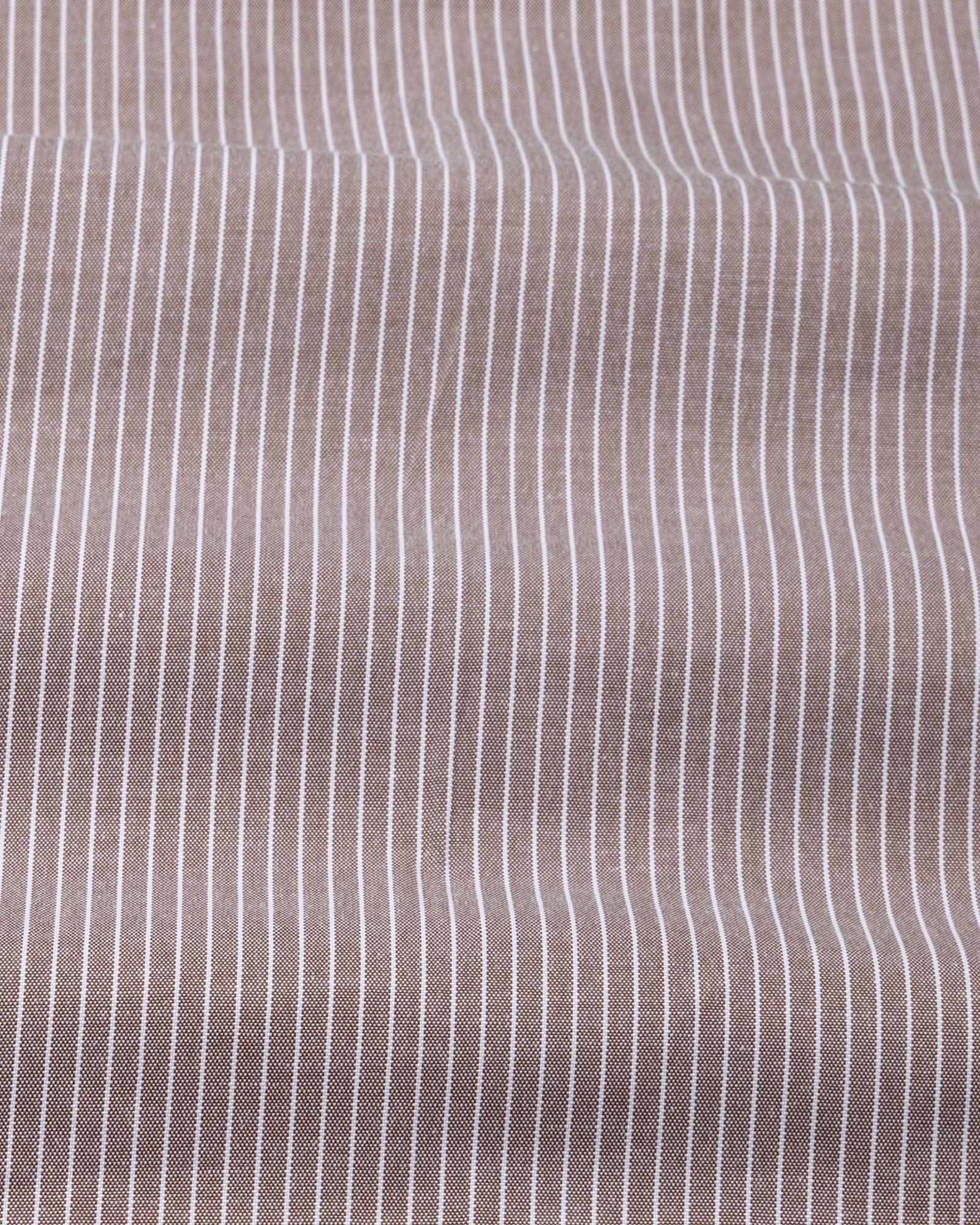 Winslow Brown Stripes Oxford Cotton Shirt - John Ellies