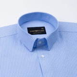 Winslow Blue Stripes Oxford Cotton Shirt - John Ellies