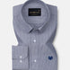 Winslow Navy Blue Stripes Oxford Cotton Shirt - John Ellies