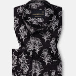 Belagio Black Printed Cotton Shirt - John Ellies