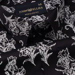 Belagio Black Printed Cotton Shirt - John Ellies