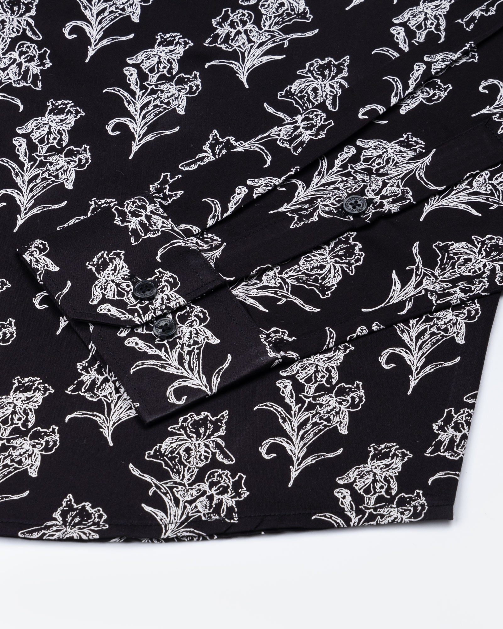 Belagio Black Printed Cotton Shirt - John Ellies