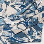 Belagio Royal Blue Printed Cotton Shirt - John Ellies