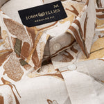 Belagio Gold Printed Cotton Shirt - John Ellies