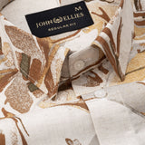 Belagio Gold Printed Cotton Shirt - John Ellies
