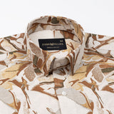 Belagio Gold Printed Cotton Shirt - John Ellies