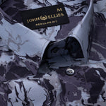 Belagio Purple Printed Cotton Shirt - John Ellies