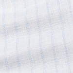 Arezo Sky Blue Stripes Linen Shirt - John Ellies