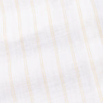Arezo Cream Stripes Linen Shirt - John Ellies