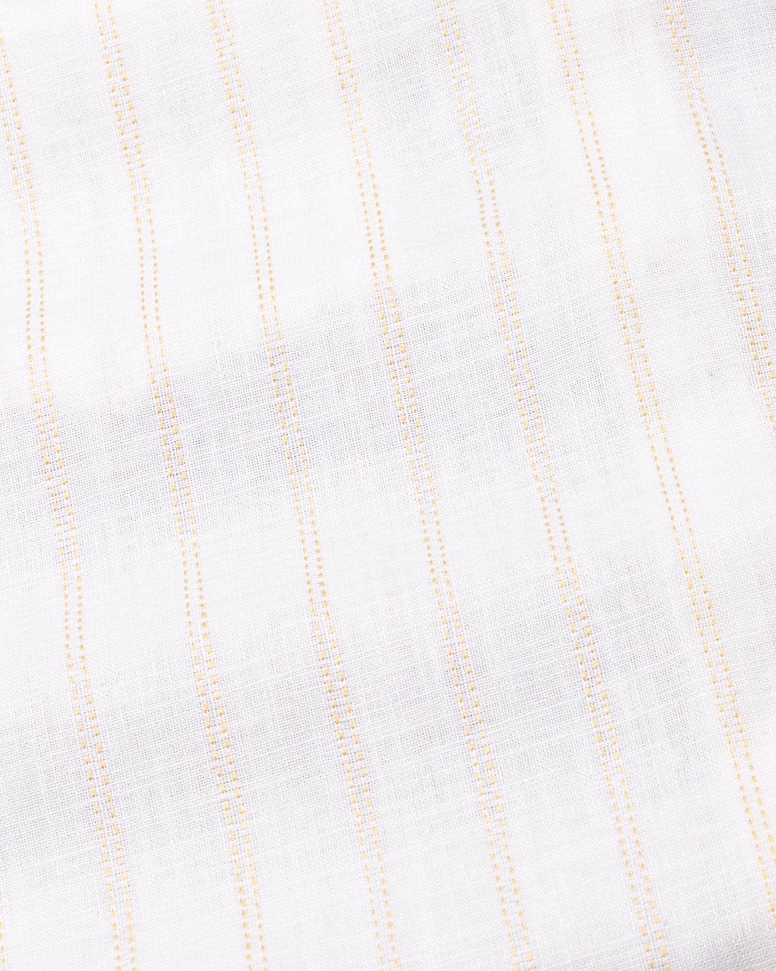 Arezo Cream Stripes Linen Shirt - John Ellies