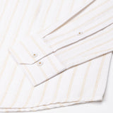 Arezo Cream Stripes Linen Shirt - John Ellies