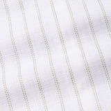 Arezo Olive Stripes Linen Shirt - John Ellies