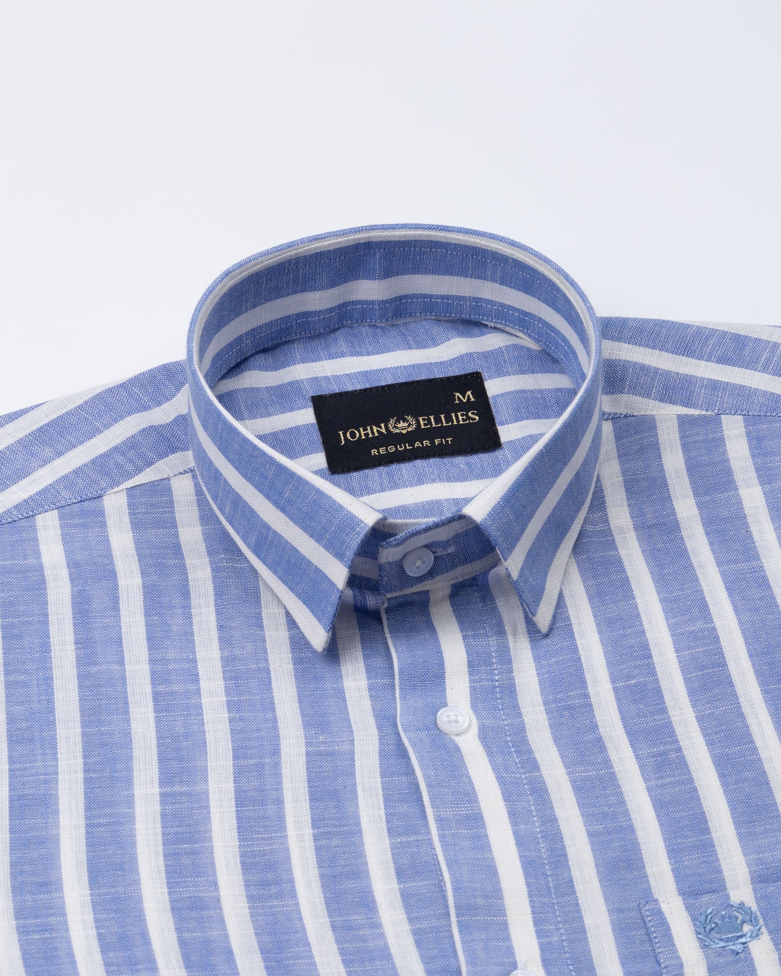 Firenje Blue Stripes Linen Shirt - John Ellies