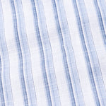 Firenje Steel Blue Stripes Linen Shirt - John Ellies