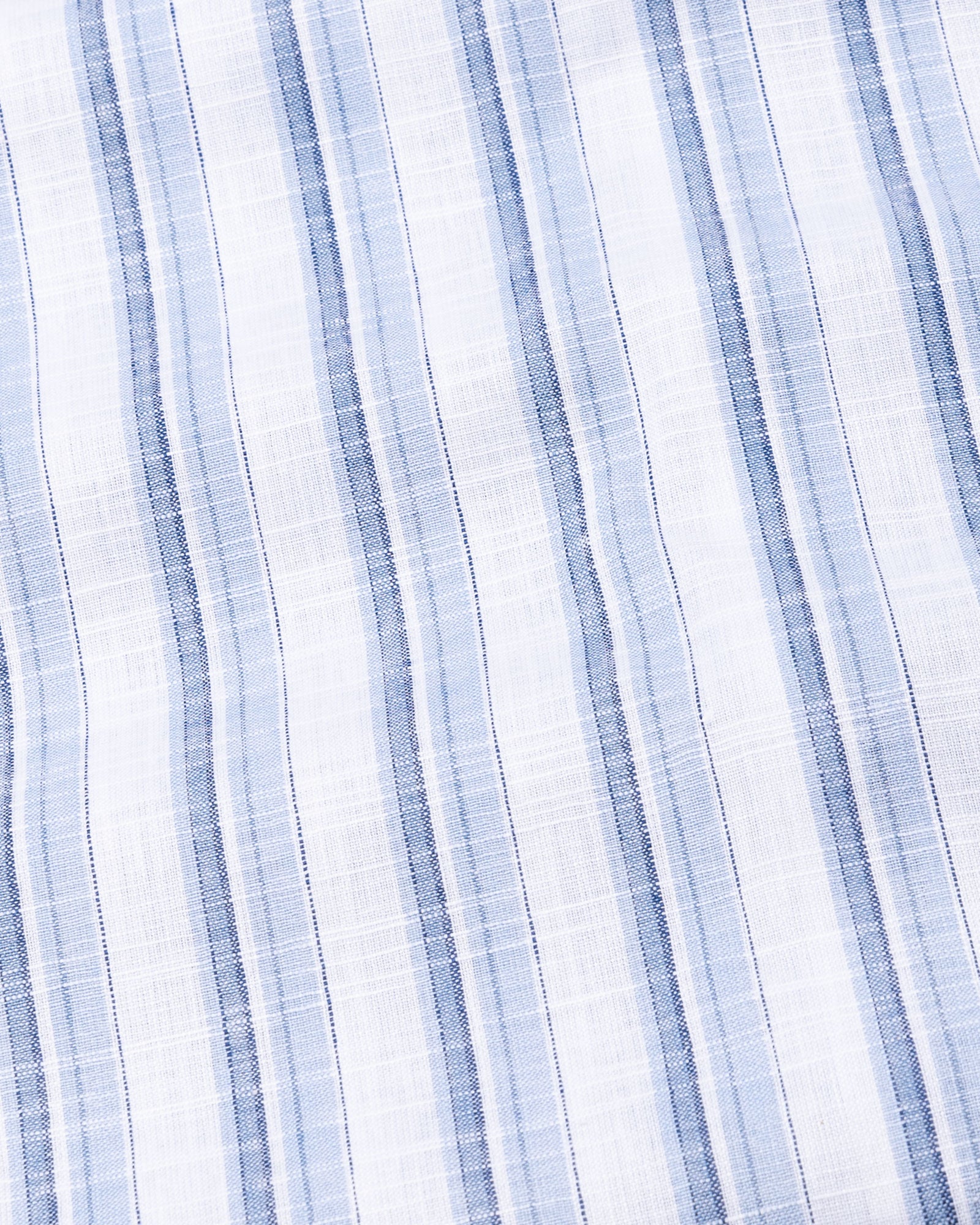 Firenje Steel Blue Stripes Linen Shirt - John Ellies