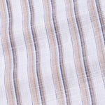 Firenje Brown Stripes Linen Shirt - John Ellies