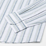 Firenje Olive Stripes Linen Shirt - John Ellies