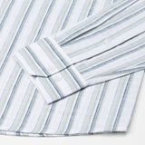 Firenje Olive Stripes Linen Shirt - John Ellies