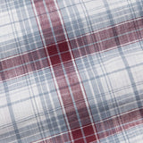 Vender Maroon & Grey Check Linen Shirt - John Ellies