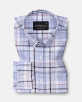 Vender Lavender Check Linen Shirt