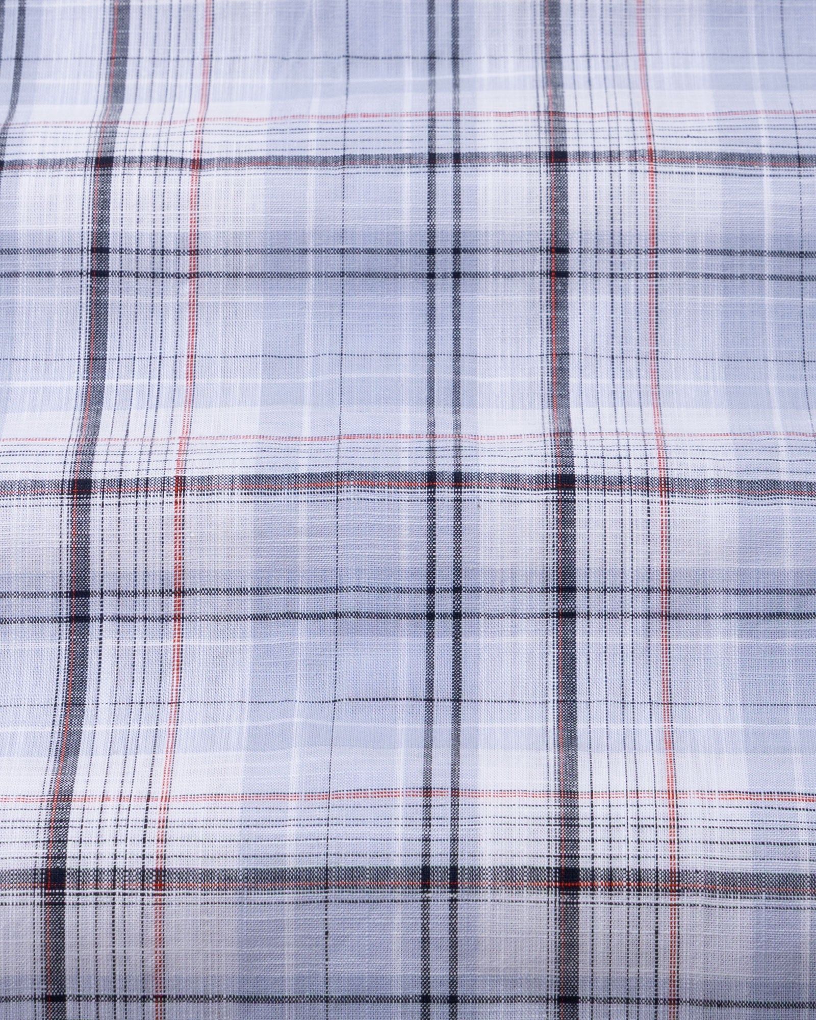 Vender Lavender Check Linen Shirt - John Ellies