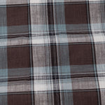 Vender Brown Check Linen Shirt - John Ellies