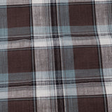 Vender Brown Check Linen Shirt - John Ellies