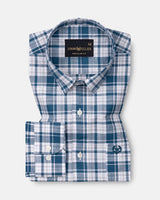 Vender Blue Check Linen Shirt