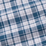 Vender Blue Check Linen Shirt - John Ellies