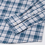 Vender Blue Check Linen Shirt - John Ellies