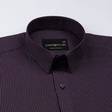 Marquis Purple Stripes Cotton Shirt - John Ellies