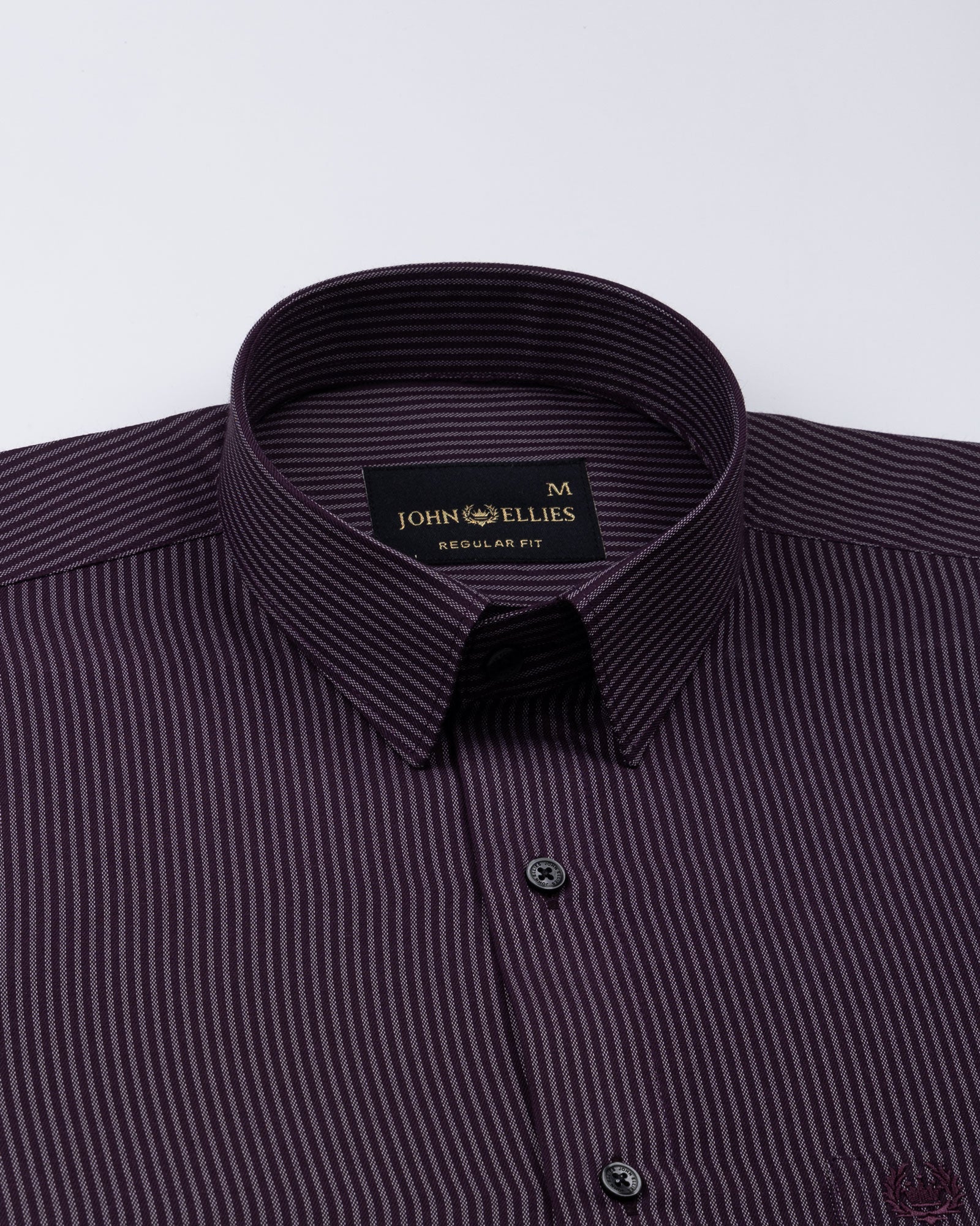 Marquis Purple Stripes Cotton Shirt - John Ellies