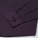 Marquis Purple Stripes Cotton Shirt - John Ellies