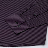 Marquis Purple Stripes Cotton Shirt - John Ellies