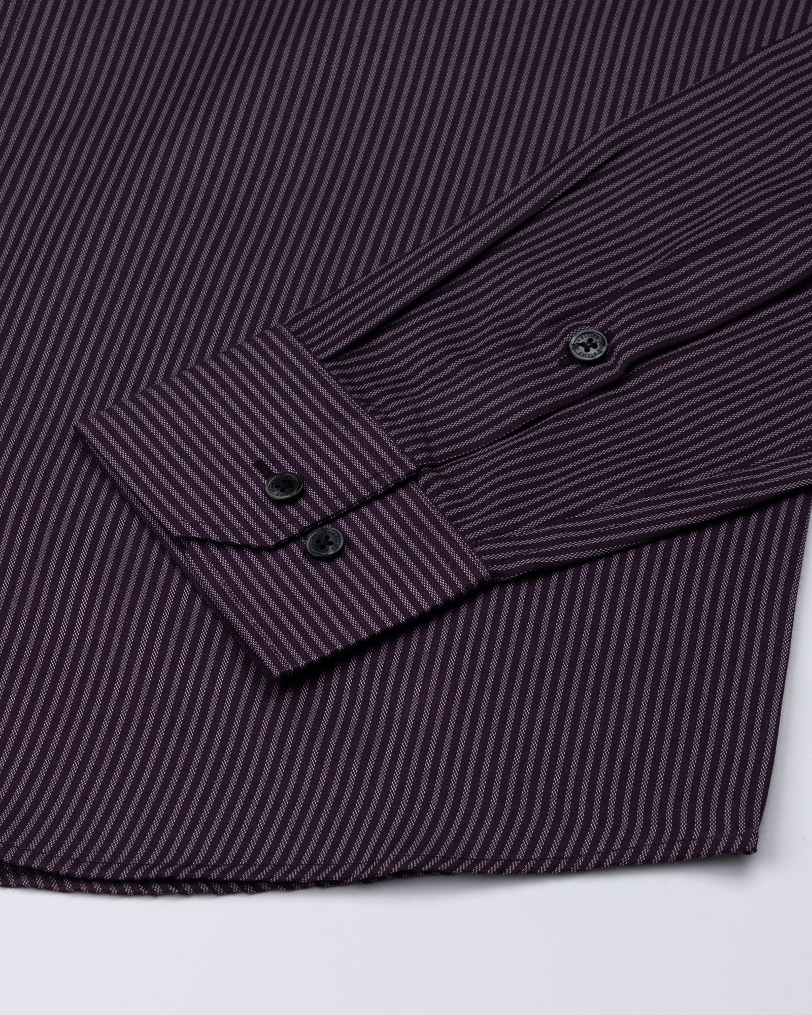 Marquis Purple Stripes Cotton Shirt - John Ellies